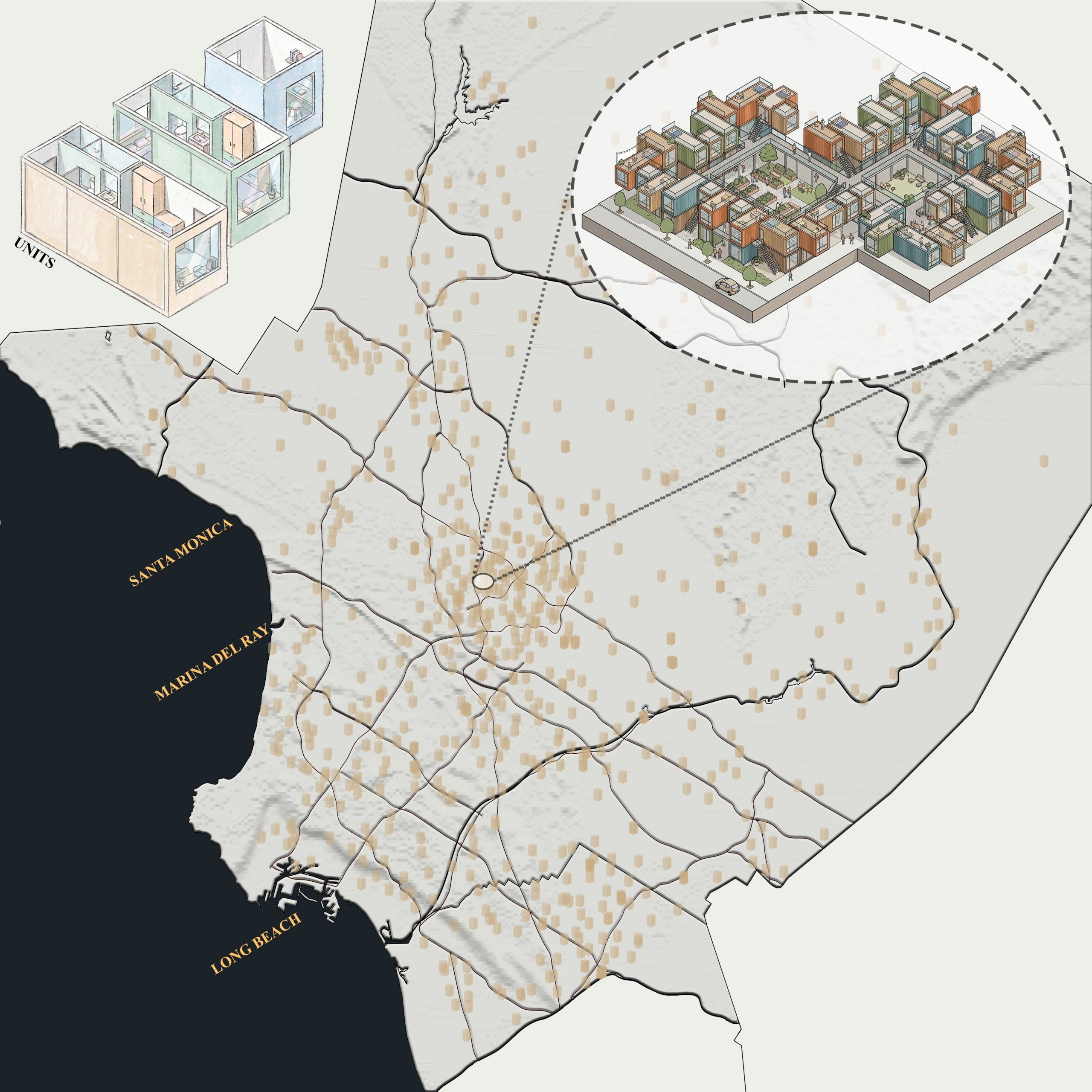 System Before Shelter: Modular Urban Infill Strategies for Scalable Transitional Housing in Los Angeles