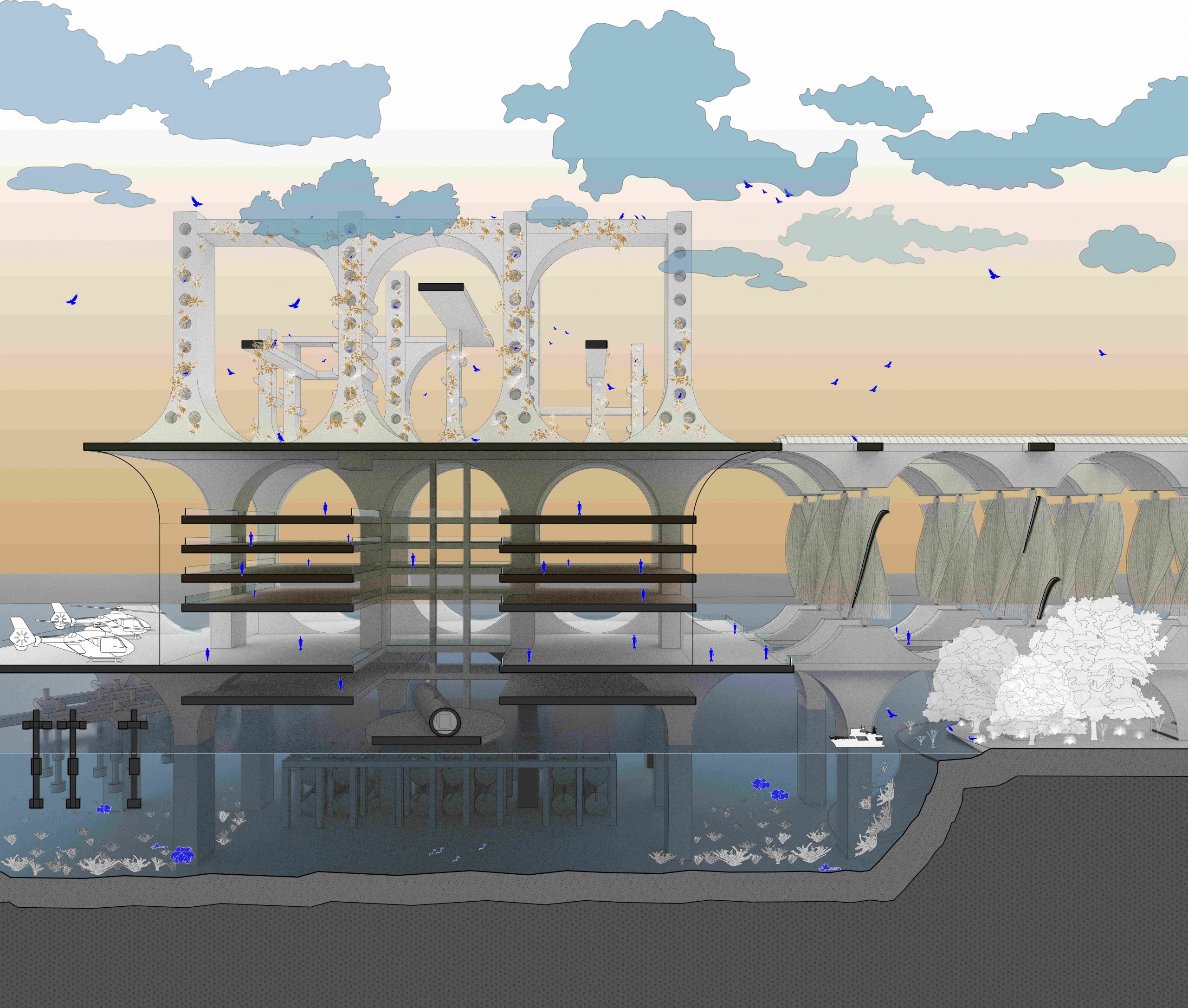 Gross Sufficiency: A Data Center Designed to Exceed Its Own Appetite